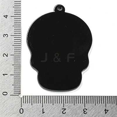 Halloween Theme Printed Acrylic Pendants SACR-F013-02B-1