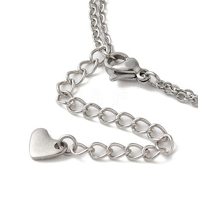304 Stainless Steel 2-strand Chain Bracelets BJEW-L673-024P-1