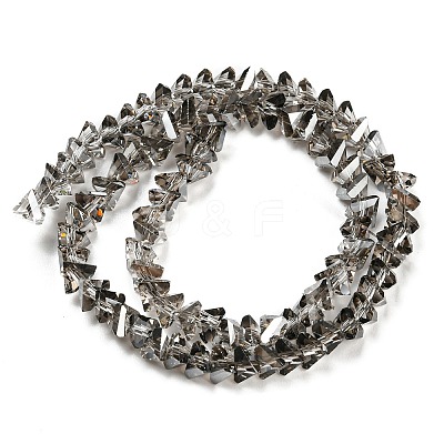 Electroplate Transparent Glass Beads Strands X1-EGLA-P052-02A-PL03-1