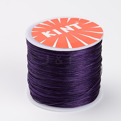 Round Waxed Polyester Cords YC-K002-0.5mm-06-1