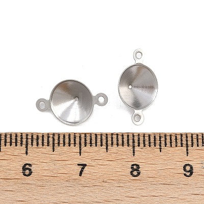 304 Stainless Steel Connector Charms STAS-B108-02P-01-1