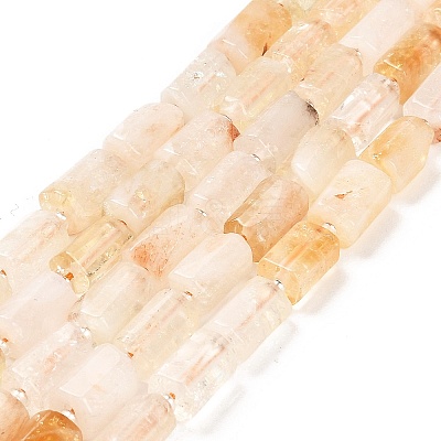Heated Natural Citrine Beads Strands G-G068-A20-01-1