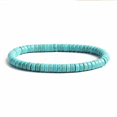 Turquoise Bracelet with Elastic Rope Bracelet DZ7554-11-1