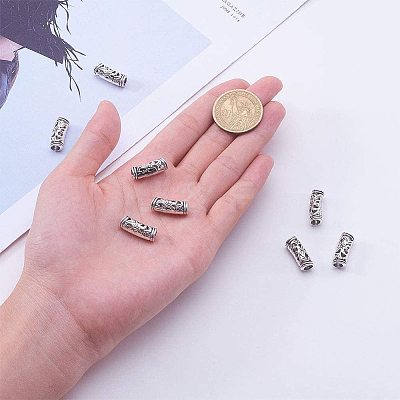 Alloy Tube Beads PALLOY-NB0001-20-1
