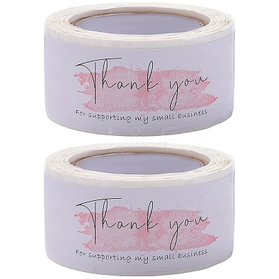 2 Rolls Self-Adhesive Paper Gift Tag Youstickers DIY-DJ0001-96D-1