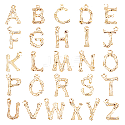 26Pcs 26 Style Brass Pendants KK-PH0004-89-1