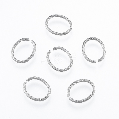 Non-Tarnish 304 Stainless Steel Open Jump Rings STAS-N092-164-1