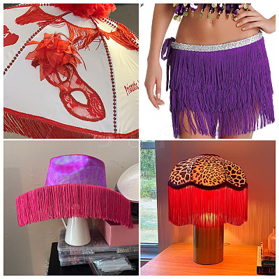 Polyester Tassel Ribbons OCOR-TAC0018-02C-1