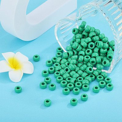 500Pcs Opaque Plastic Beads KY-SZ0001-44D-1