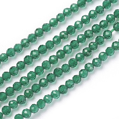 Transparent Glass Beads Strands GLAA-F094-A17-1