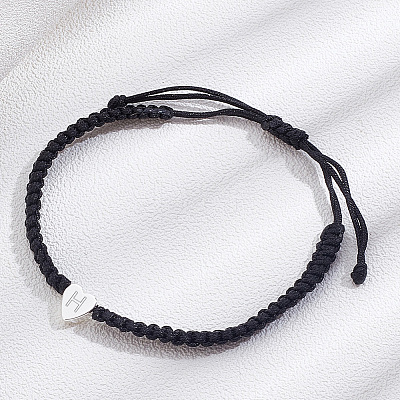 1Pc Adjustable Nylon Cord Braided Bracelets for Women Men BJEW-LP0001-34H-P-1