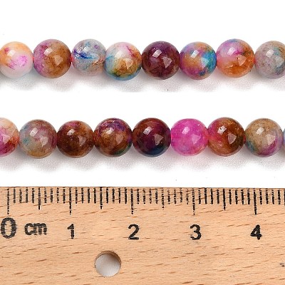 Natural White Jade Beads Strands G-Z097-A01-6mm-A-1