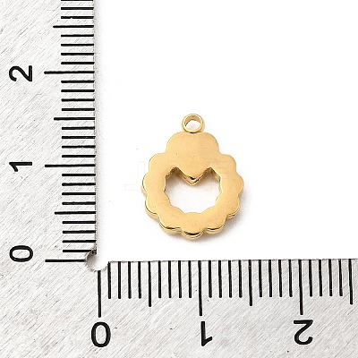 304 Stainless Steel Rhinestone Pendants STAS-P431-38A-G-1