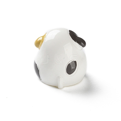 Resin Hamster Display Decoration AJEW-S037-06-05-1