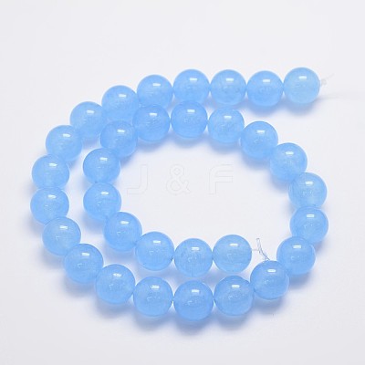 Natural & Dyed Malaysia Jade Bead Strands G-A146-12mm-A20-1