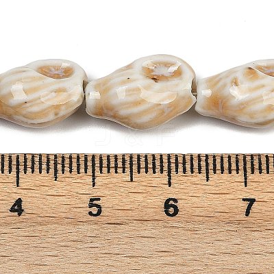 Ocean Series Handmade Porcelain Beads PORC-R002-04A-06-1