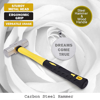 Stainless Steel Hammer TOOL-WH0127-08P-1