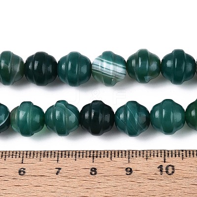 Dyed Natural Agate Beads Strands G-T144-27B-1