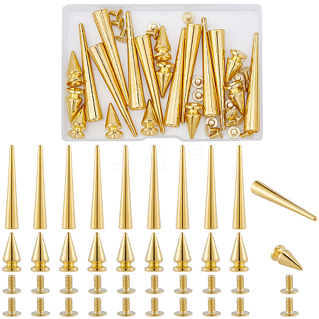 20Pcs 2 Styles Alloy Rivets FIND-GF0008-69B-1