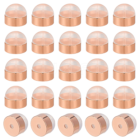 32Pcs Brass Ear Nuts KK-ME0003-62RG-1