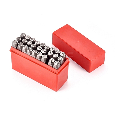 Iron Seal Stamps Set AJEW-WH0001-38B-1