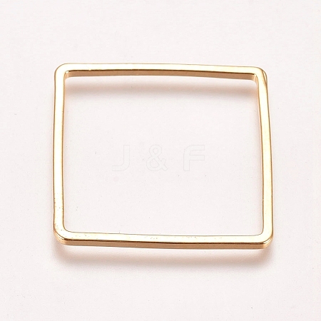 Brass Linking Rings KK-WH0033-37G-1