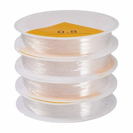 4 Rolls Round Crystal Elastic Stretch Thread EW-TA0001-10B-1