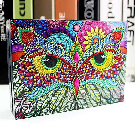 DIY 5D Diamond Painting Jewelry Box Kits DIAM-PW0001-214A-1