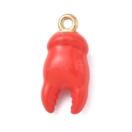 Alloy Enamel Pendants ENAM-F156-06G-02-1