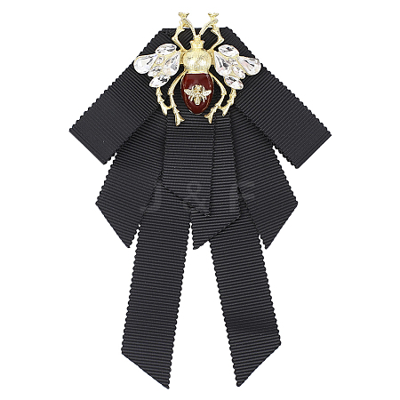 1Pc Alloy & Iron & Polyester & Acrylic Exquisite Lapel Pin for Women JEWB-HY0001-67-1