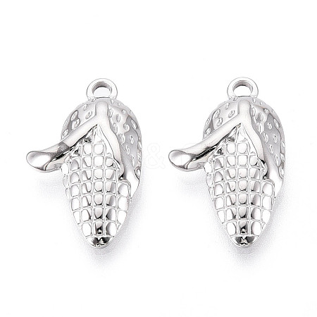 304 Stainless Steel Pendants STAS-T065-69P-1