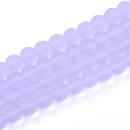 Transparent Glass Beads Strands LS-GLAA-T032-T8mm-MD01-1