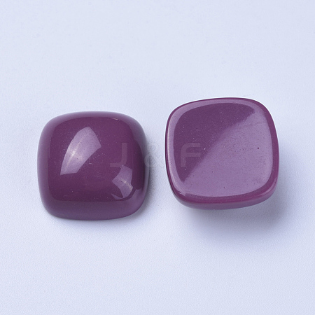 Resin Cabochons RESI-WH0008-06G-1
