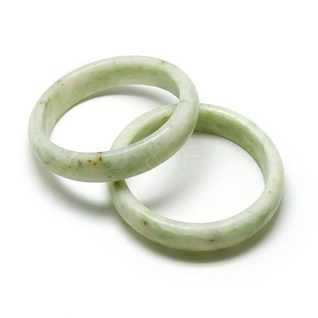 Natural Jade Bangles BJEW-R296-03-1