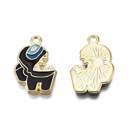 Alloy Enamel Pendants ENAM-N059-76-1