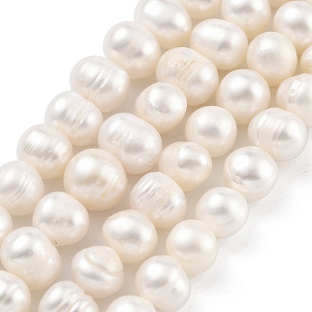 Natural Cultured Freshwater Pearl Beads Strands PEAR-C003-15F-1