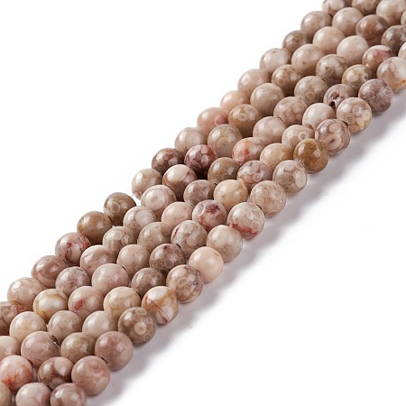 Natural Maifanite/Maifan Stone Beads Strands X-G-P451-01C-B-1