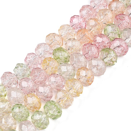 Transparent Glass Beads Strands X-GLAA-T023-6mm-A14-1