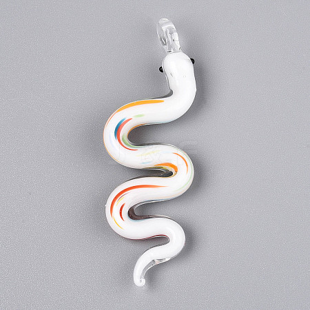 Handmade Lampwork Big Pendants LAMP-N034-17A-1