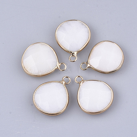 Natural White Jade Pendants G-S349-09B-1