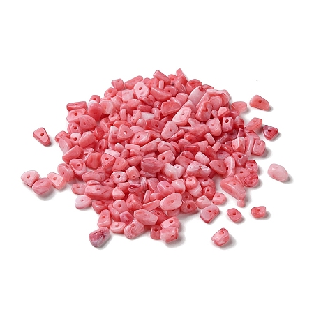 Acrylic Beads OACR-C020-01G-1