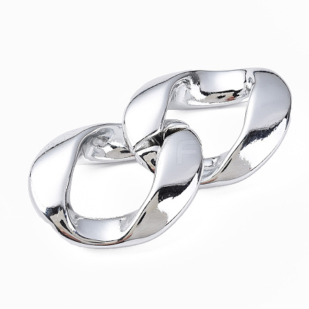 UV Plating Acrylic Linking Rings LS-X-OACR-N009-010A-01S-1