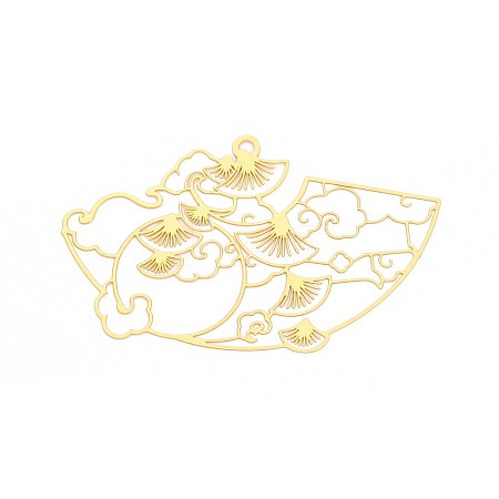 Brass Big Pendants KKC-T003-45G-1