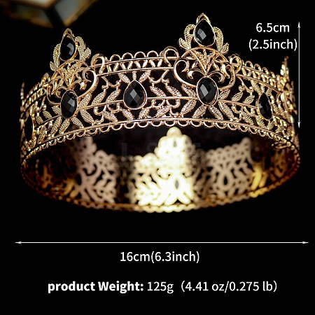 Baroque Alloy Rhinestone Crown PW-WG35C7F-02-1