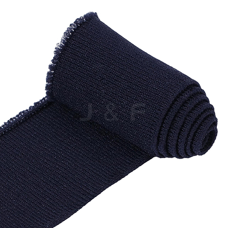 Polyester Ribbed Elastic Fabric Band DIY-WH0671-532B-1