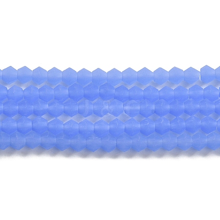 Imitation Jade Frosted Glass Bead Strands LS-EGLA-A039-J4mm-MD04-1