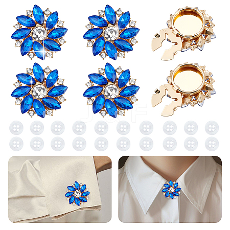 Alloy Cufflinks & Plastic Buttons HJEW-NB00245-1