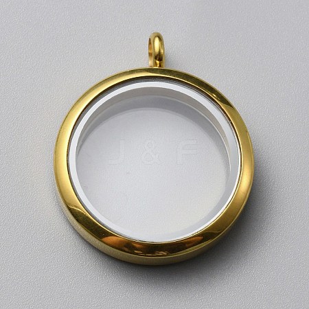 304 Stainless Steel Locket Pendants FIND-WH0032-58C-G-1