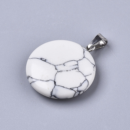 Synthetic Turquoise Pendants LS-X-G-R470-013-1