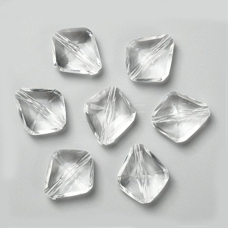 Transparent Acrylic Beads PL6362Y-1